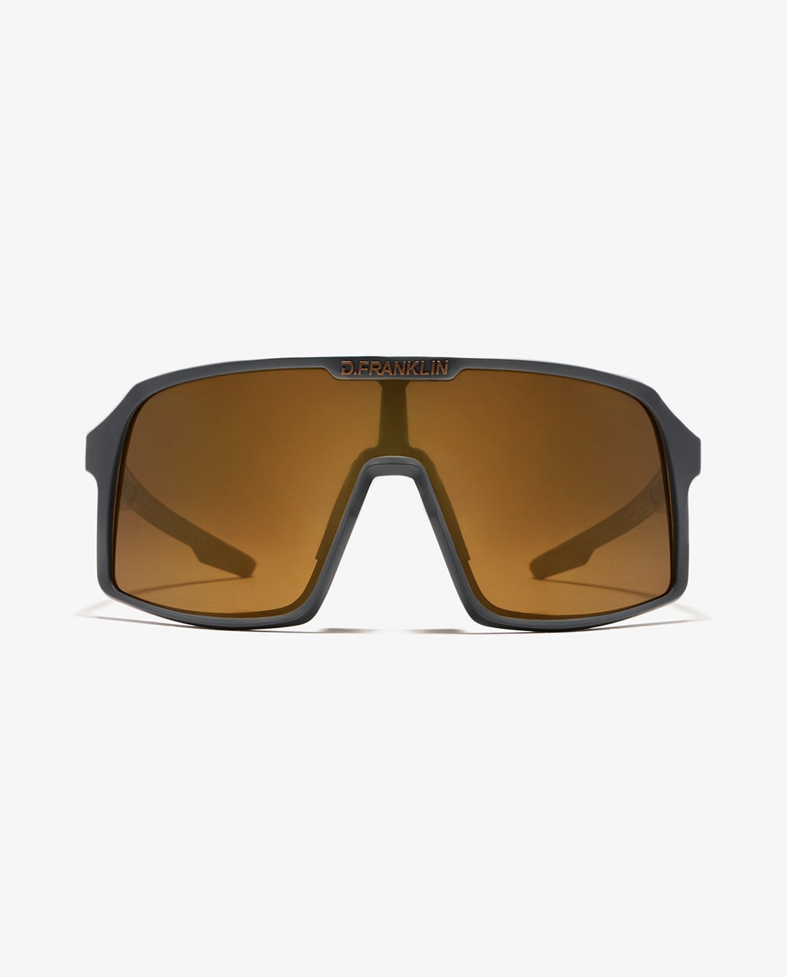 Gafas de sol unisex con forma envolvente wind - D.Franklin - Marrón Marrón-1