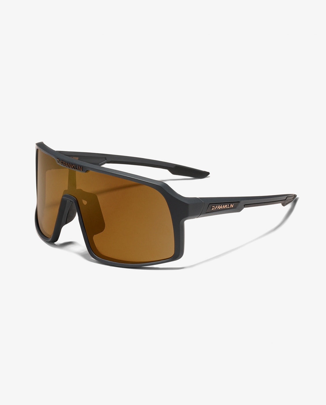 Gafas de sol unisex con forma envolvente wind - D.Franklin - Marrón Marrón-4