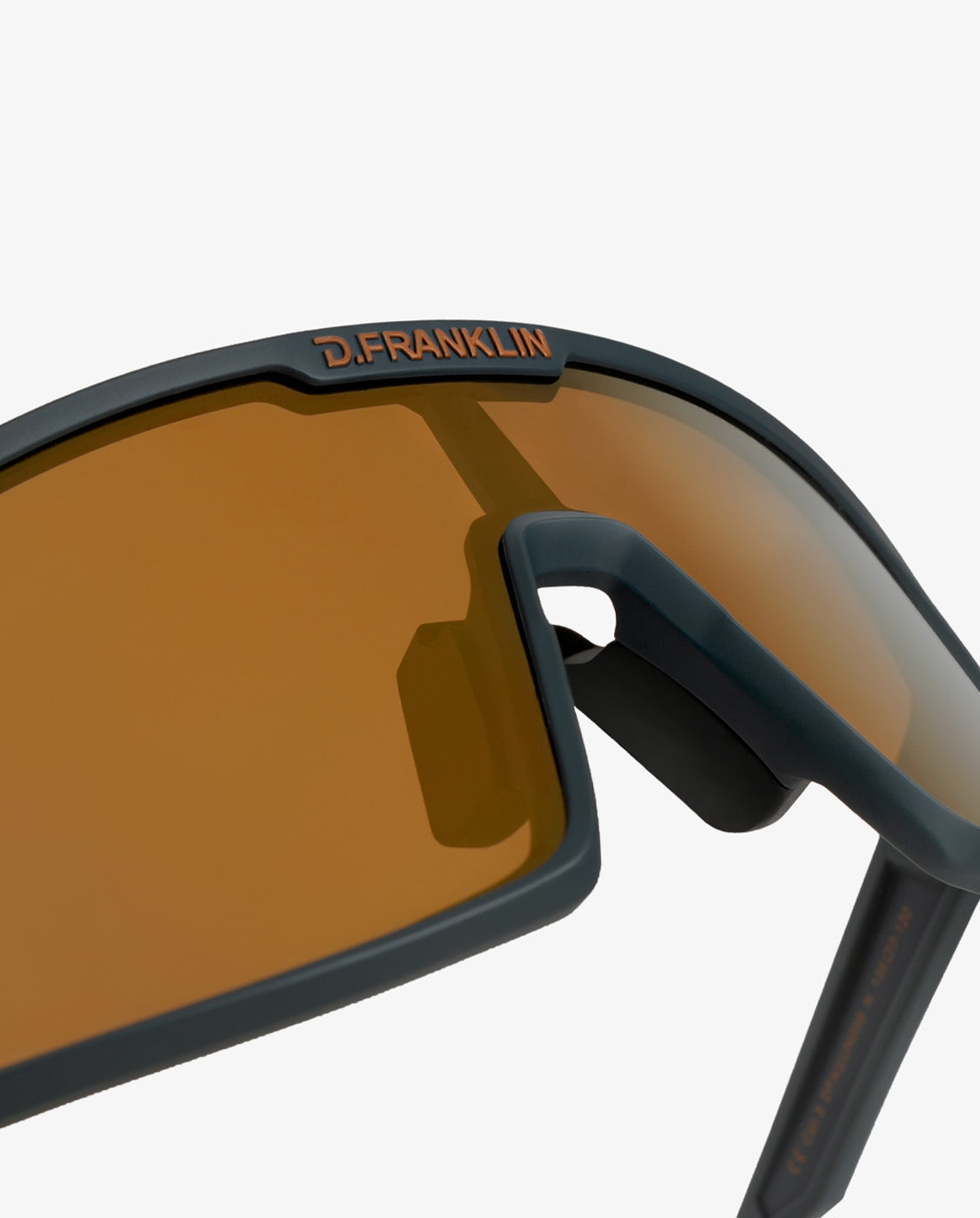 Gafas de sol unisex con forma envolvente wind - D.Franklin - Marrón Marrón-5