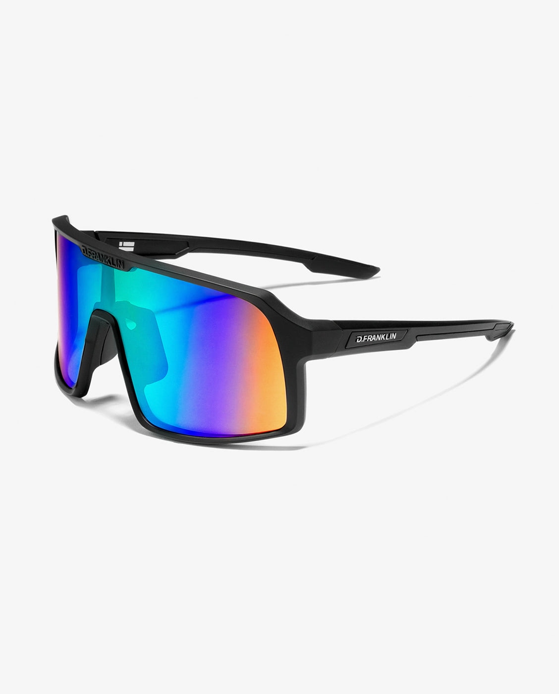 Gafas de sol unisex con forma envolvente wind - D.Franklin - Negro Negro-4