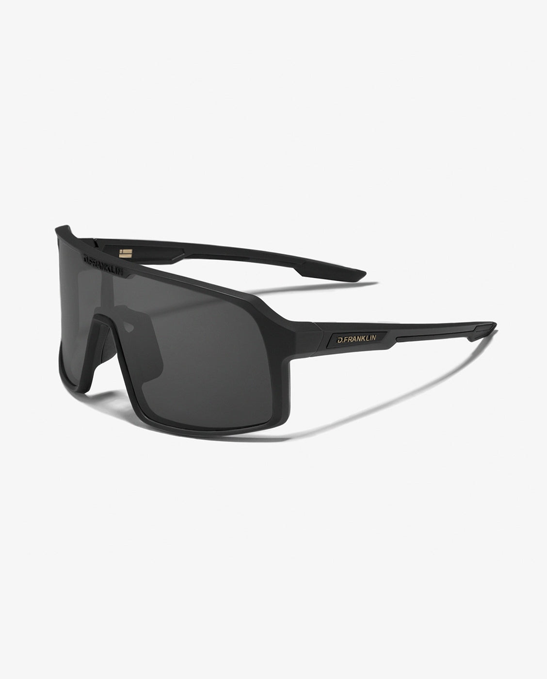 Gafas de sol unisex con forma envolvente wind - D.Franklin - Negro Negro-3