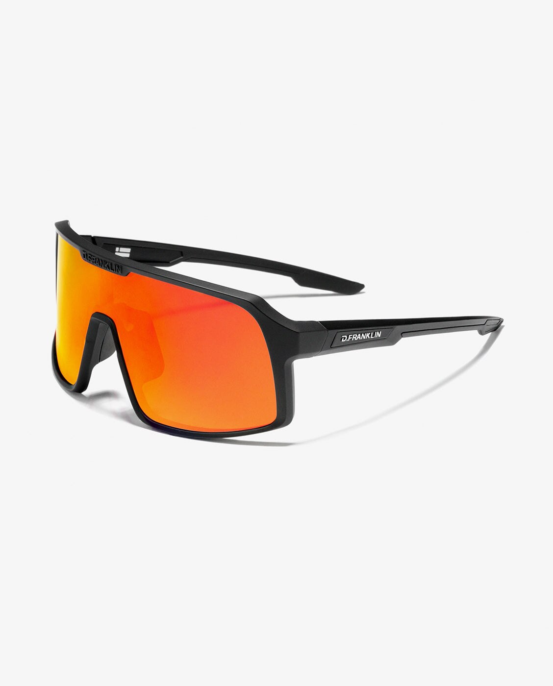 Gafas de sol unisex con forma envolvente wind - D.Franklin - Negro Negro-3