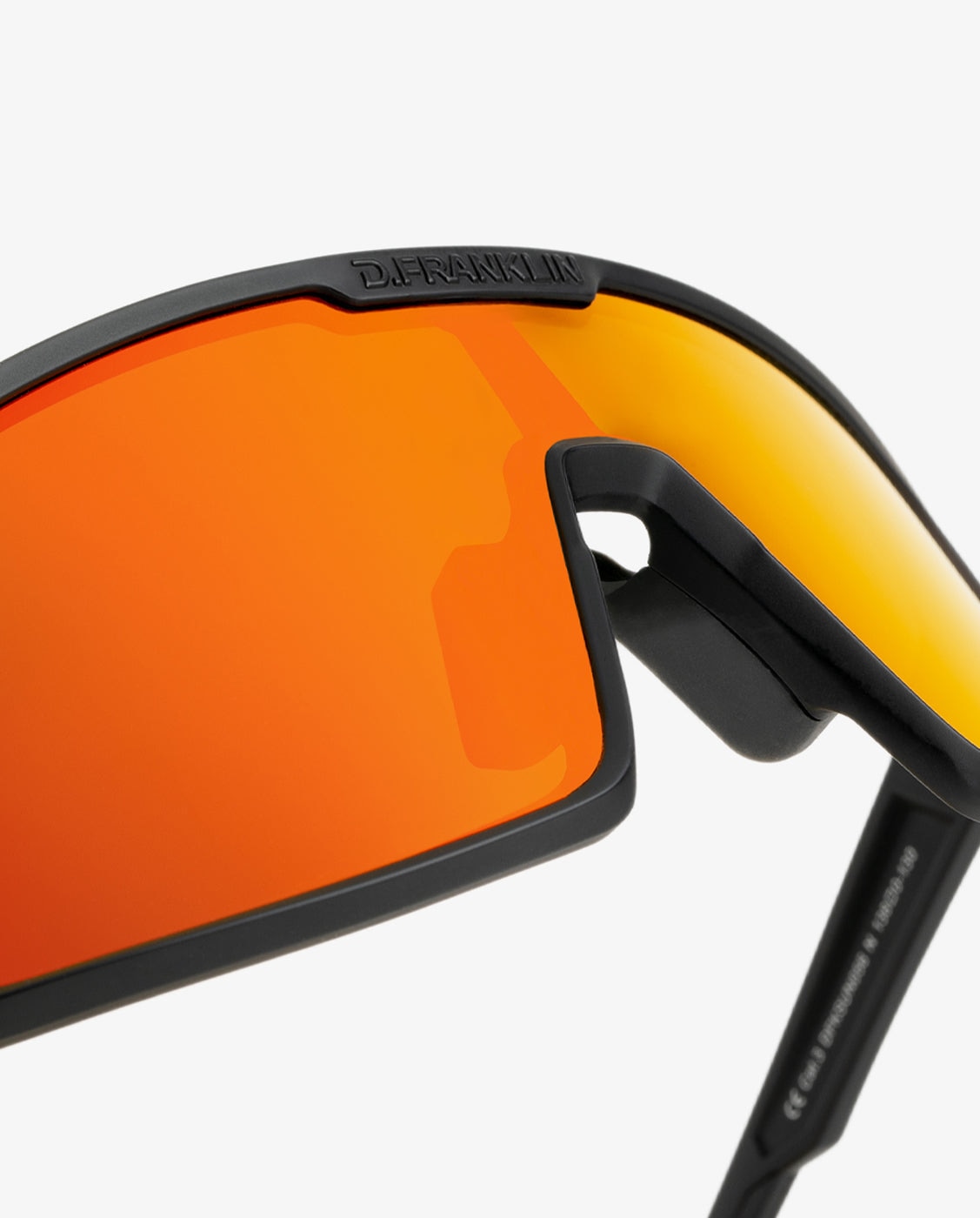 Gafas de sol unisex con forma envolvente wind - D.Franklin - Negro Negro-4