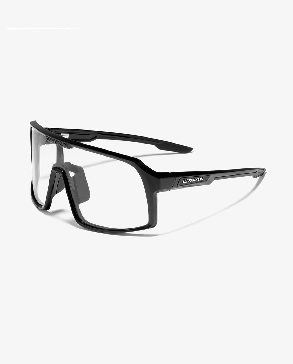 Gafas de sol unisex con forma envolvente wind - D.Franklin - Negro Negro-3
