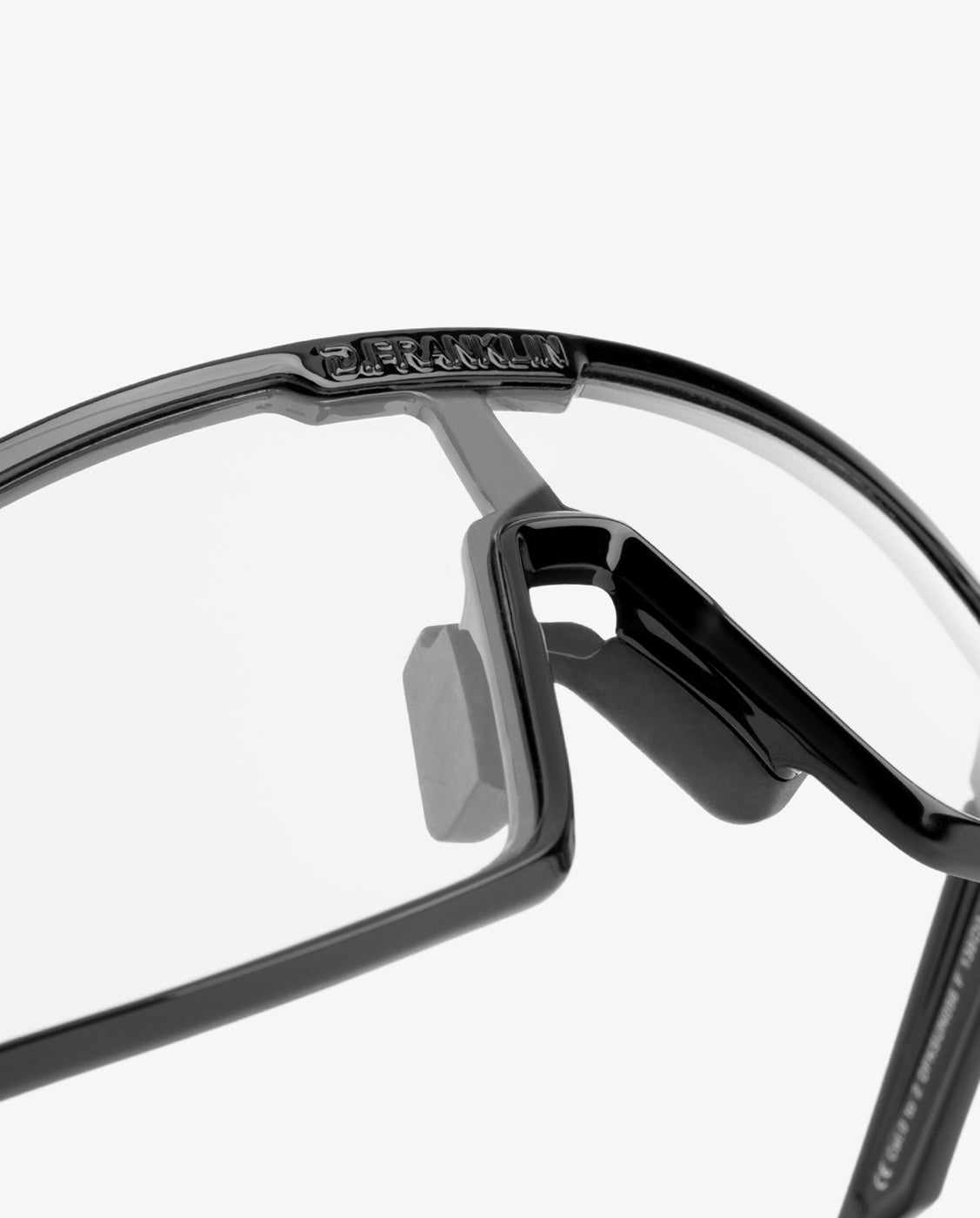Gafas de sol unisex con forma envolvente wind - D.Franklin - Negro Negro-5