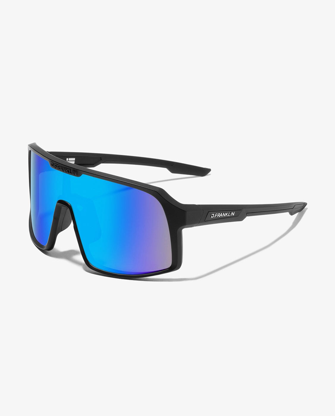 Gafas de sol unisex con forma envolvente wind - D.Franklin - Azul Azul-4