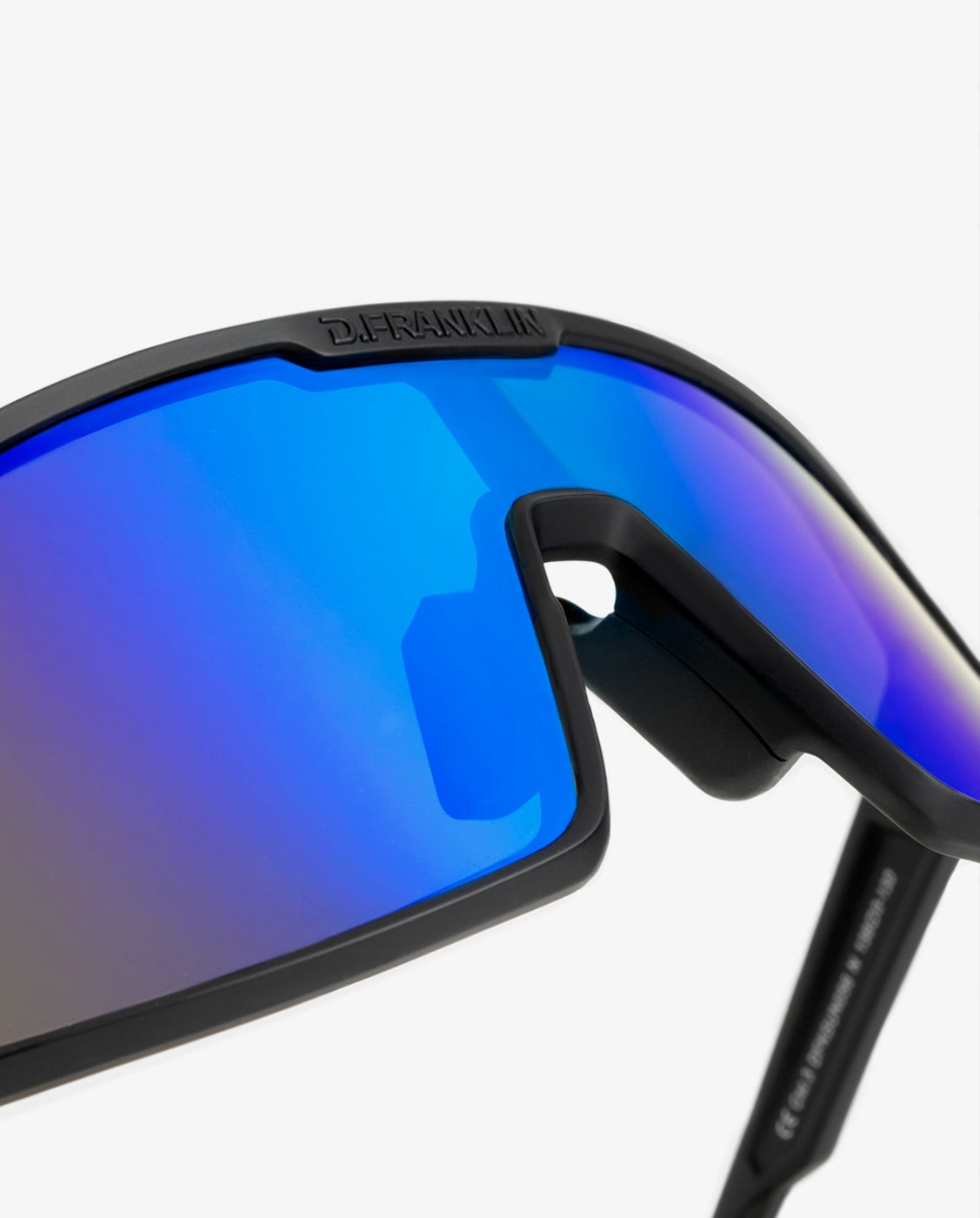 Gafas de sol unisex con forma envolvente wind - D.Franklin - Azul Azul-3