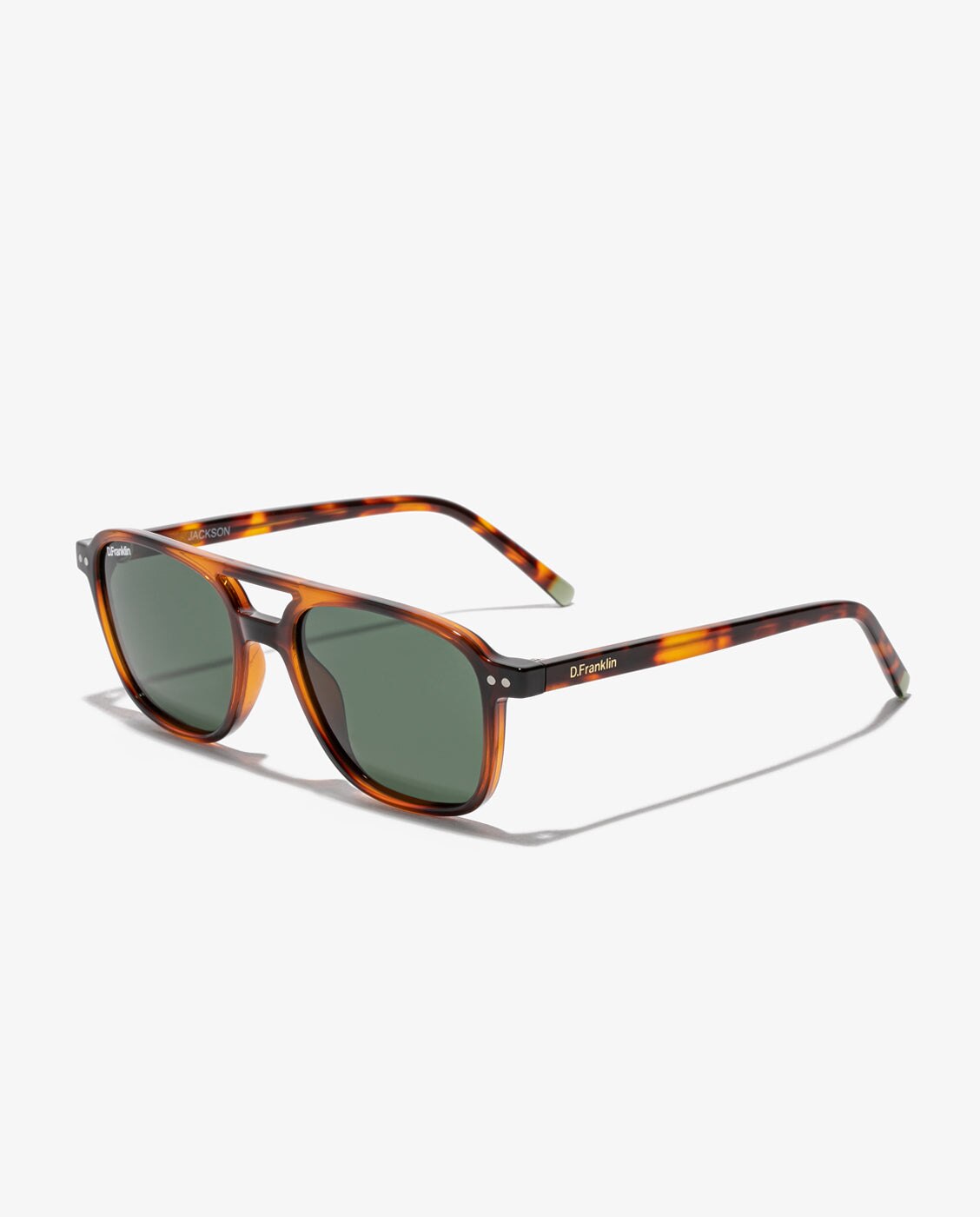 Gafas de sol unisex con forma cuadrada jackson square - D.Franklin - Marrón Marrón-3