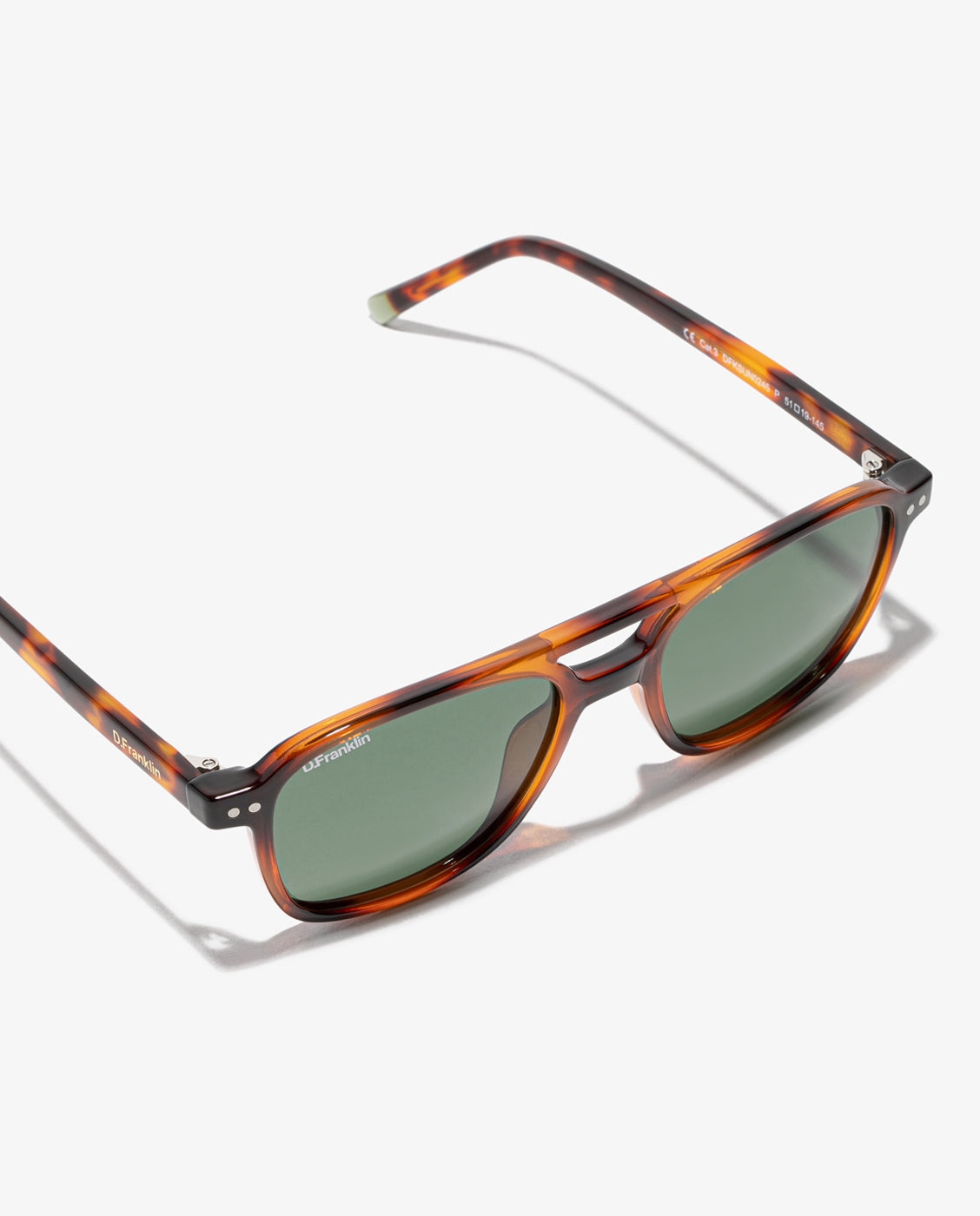 Gafas de sol unisex con forma cuadrada jackson square - D.Franklin - Marrón Marrón-2