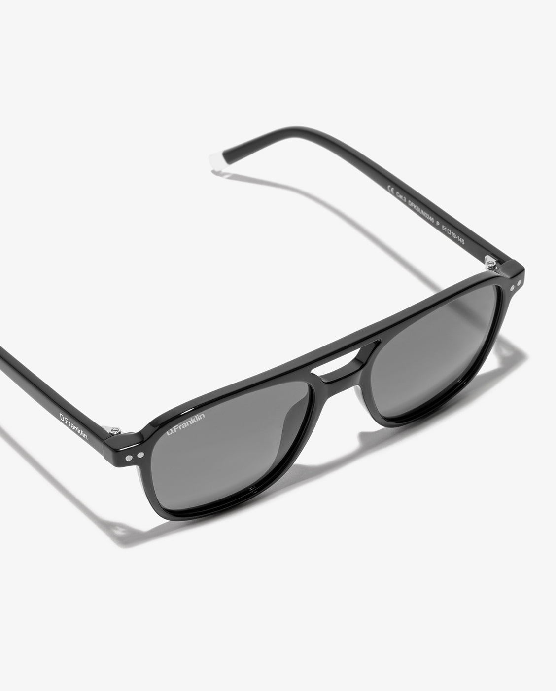 Gafas de sol unisex con forma cuadrada jackson square - D.Franklin - Negro Negro-2