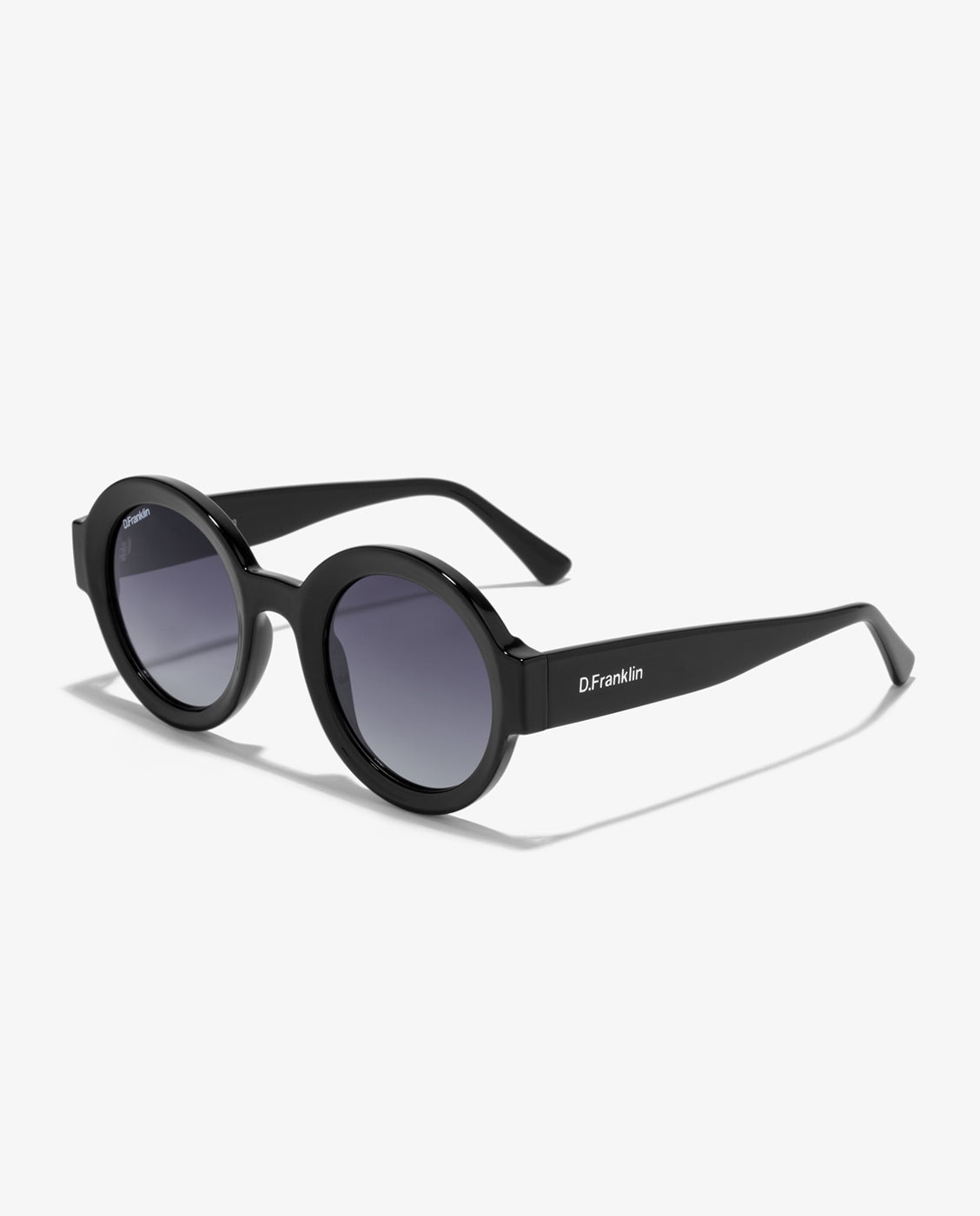 Gafas de sol unisex con forma redonda 913 - D.Franklin - Negro Negro-4