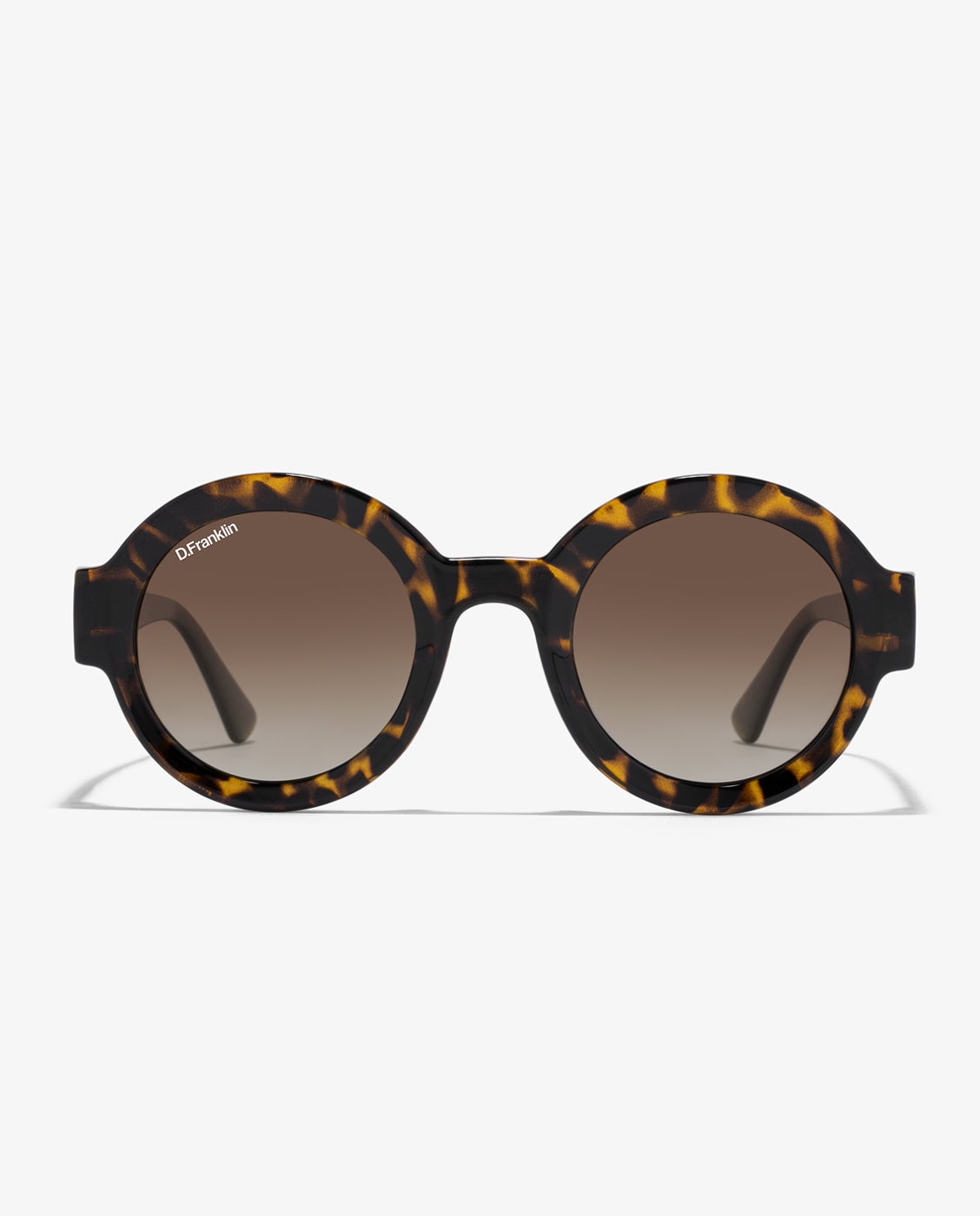 Gafas de sol unisex con forma redonda 913 - D.Franklin - Marrón Marrón-1