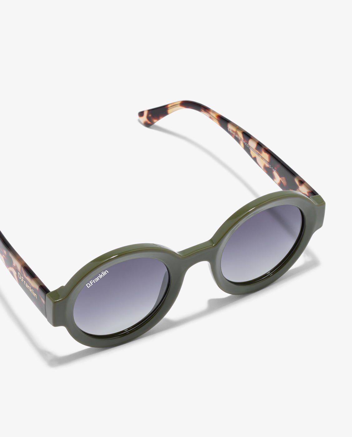 Gafas de sol unisex con forma redonda 913 - D.Franklin - Verde Verde-4