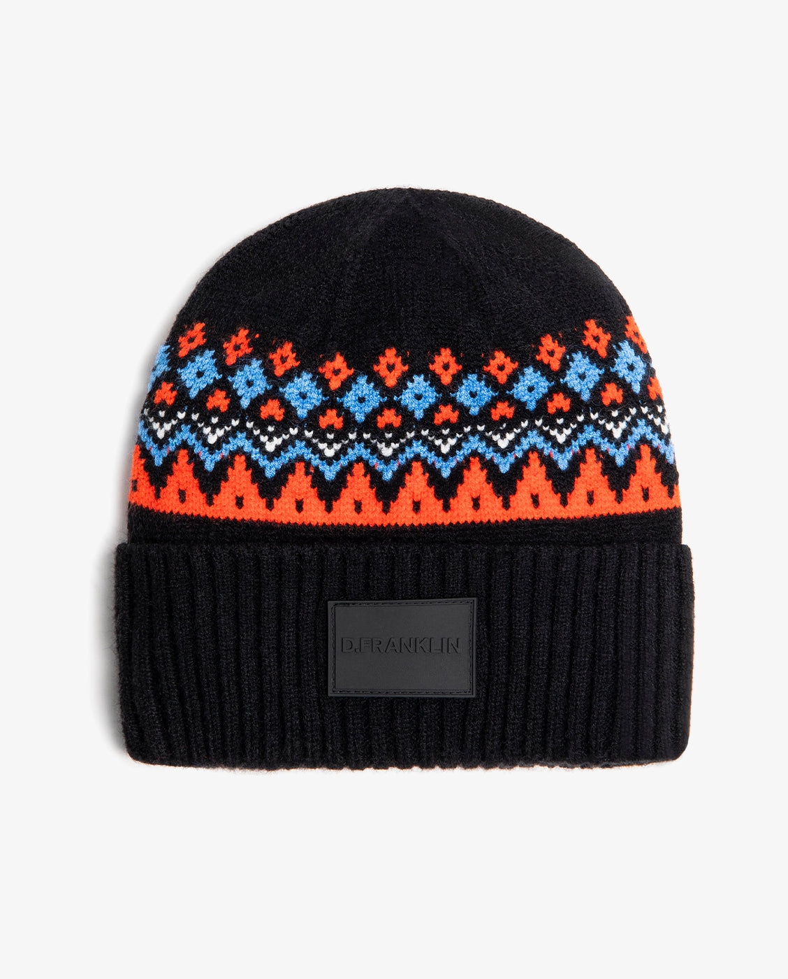 Gorro de lana con estampado print - D.Franklin - Azul Azul-1