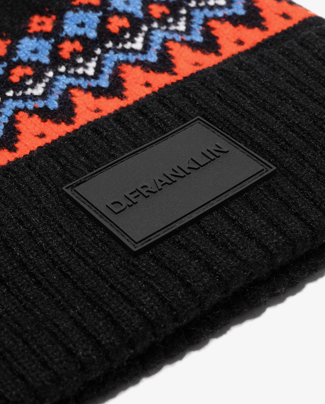 Gorro de lana con estampado print - D.Franklin - Azul Azul-2