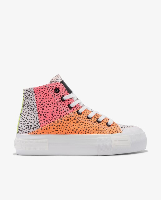 Imagen 0 de Zapatillas altas de mujer One way high patch en multicolor