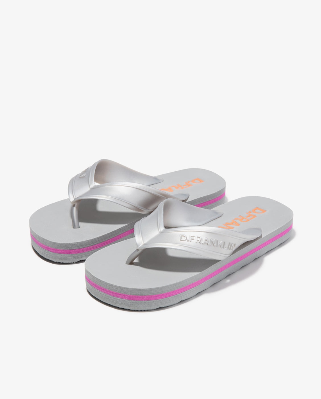 Chanclas de mujer de dedo con suela eva Flop - D.Franklin - Gris Gris-2