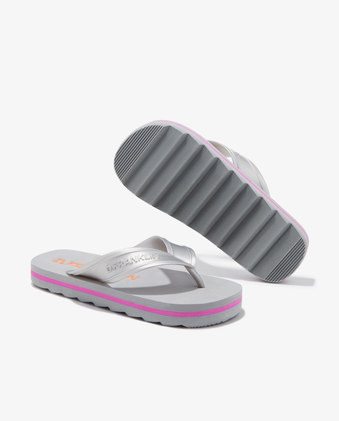 Chanclas de mujer de dedo con suela eva Flop - D.Franklin - Gris Gris-4