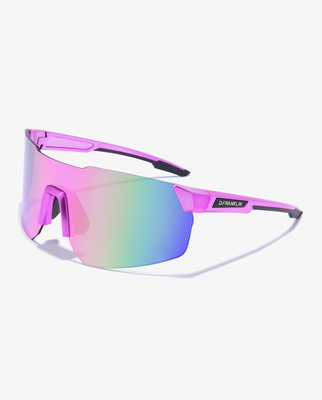 Gafas de sol unisex con forma envolvente tsunami - D.Franklin - Rosa Rosa-2