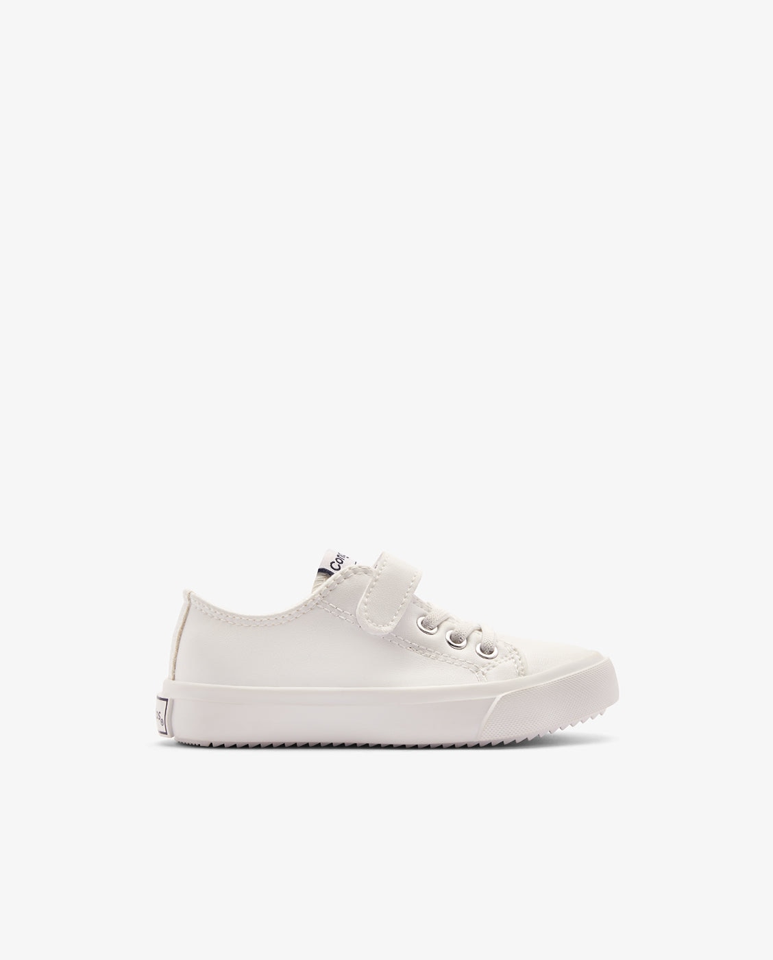 Zapatillas bajas de niños con tira adhesiva y suela antideslizante - Conguitos - Blanco Blanco-1