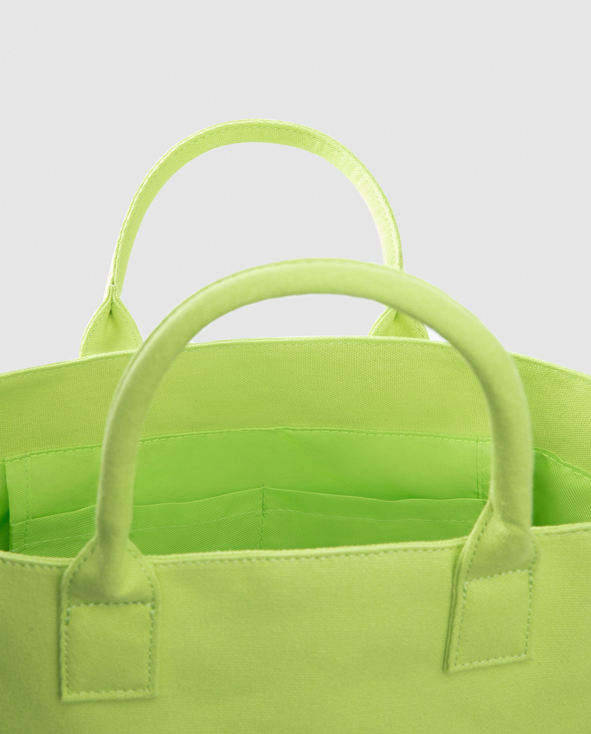Bolso de playa Marea full bicolor con doble asa - Kalk - Verde claro Verde claro-2