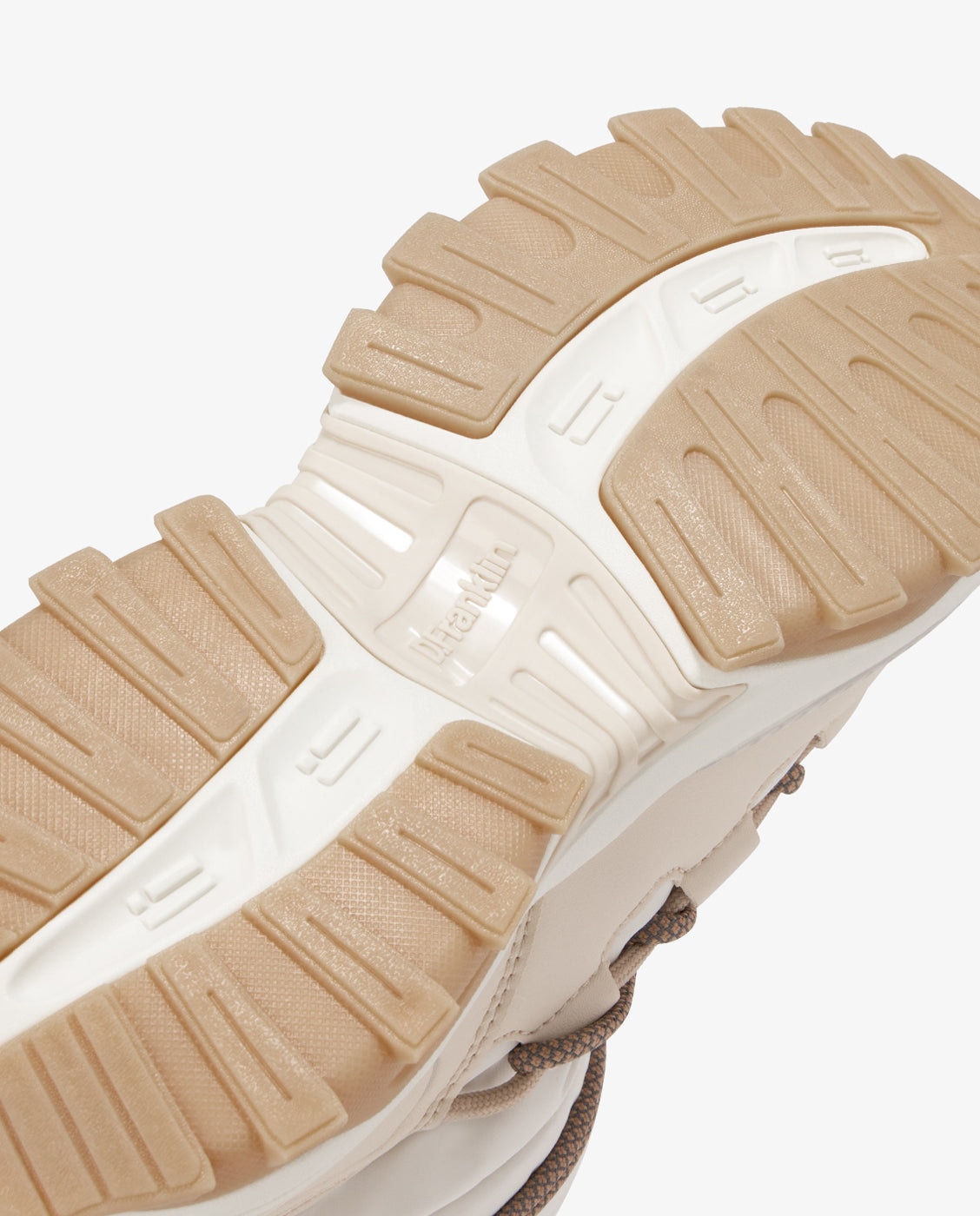 Botas de mujer estilo track con acabado acolchado - D.Franklin - Beige Beige-5