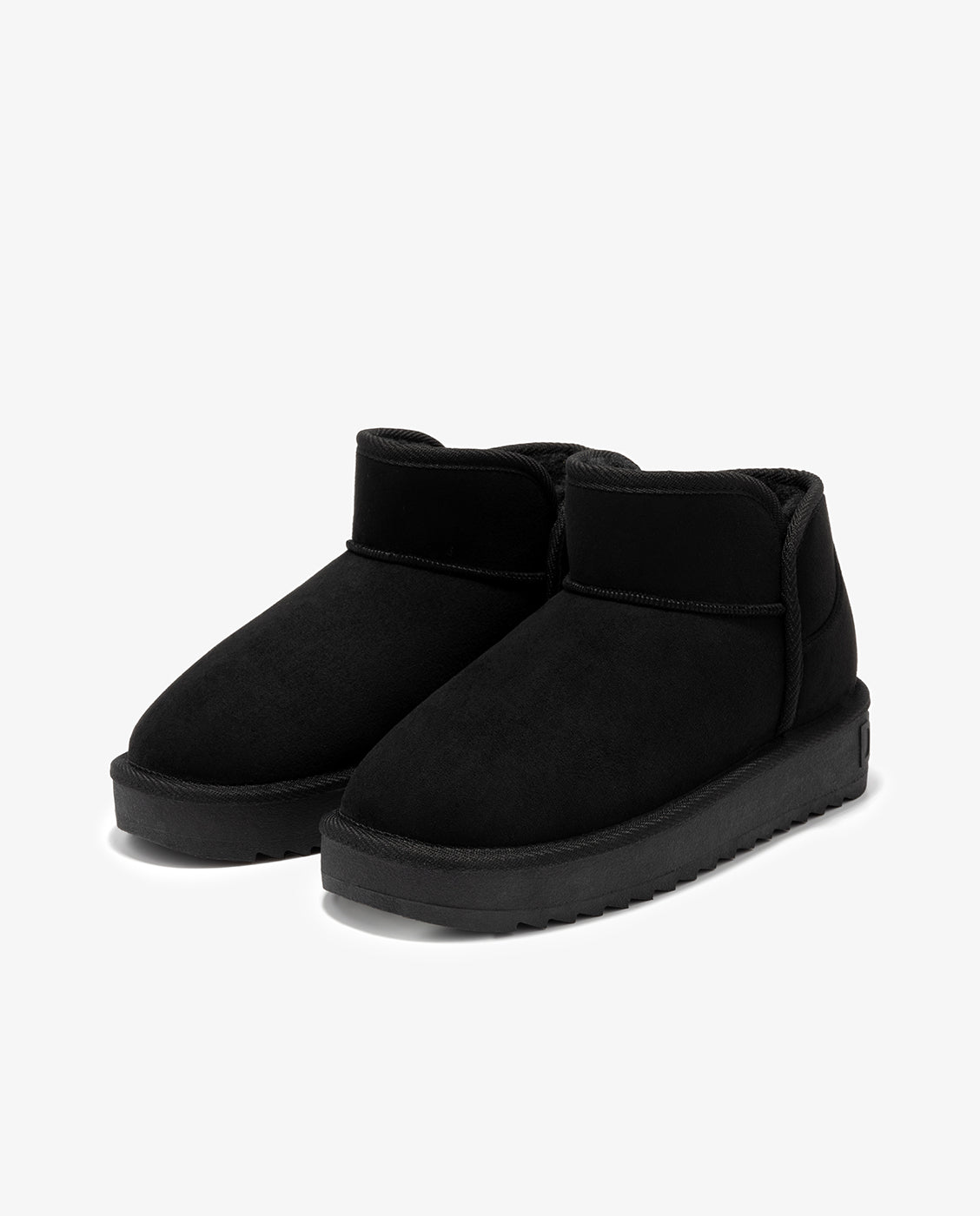 Botas de mujer de corte bajo estilo australianas nordic low - D.Franklin - Negro Negro-2