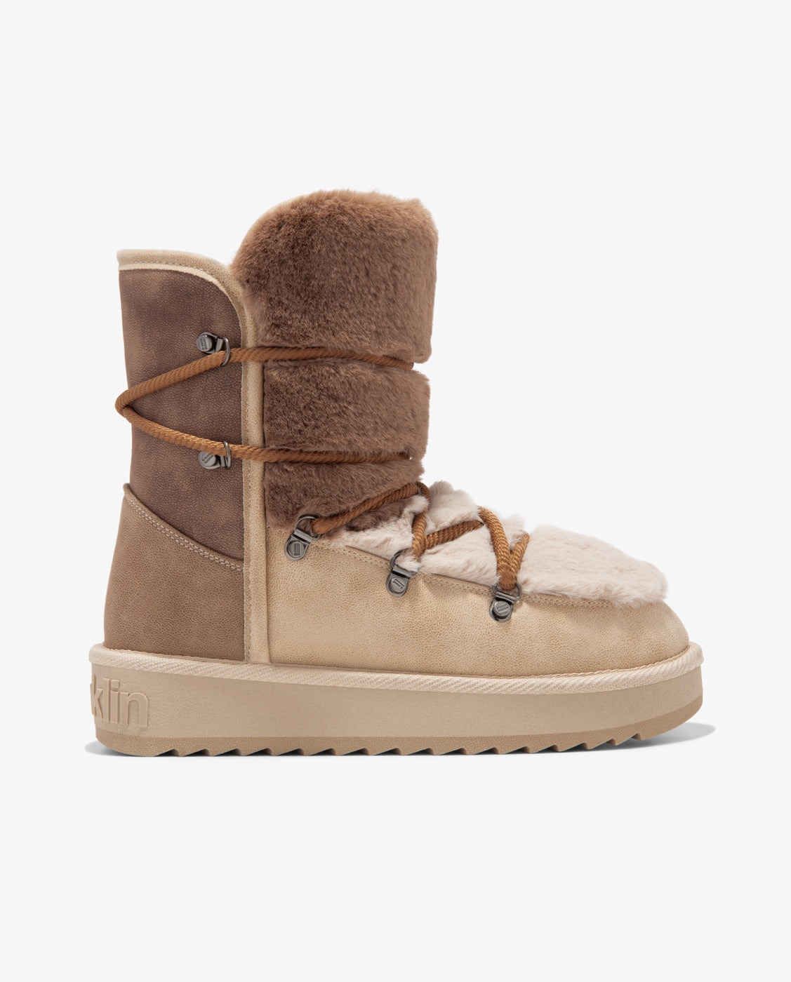 D.Franklin - Botas de mujer estilo australianas con pelo exterior.