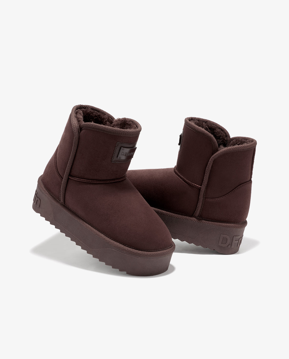 Imagen 4 de Botas de pelo de mujer estilo australianas de microfibra nordic v.2 basic low - D.Franklin - Natural Natural