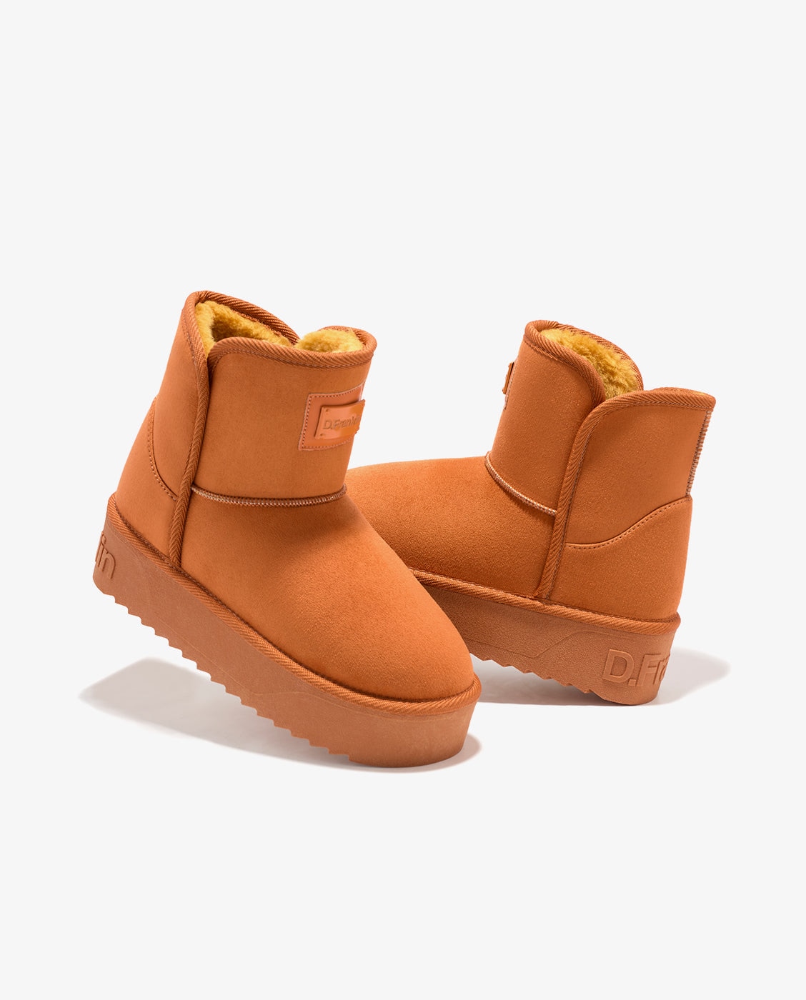 Botas básicas de mujer de corte bajo estilo australianas con tejido repelente nordic v2 low - D.Franklin - Naranja fuerte Naranja fuerte-3