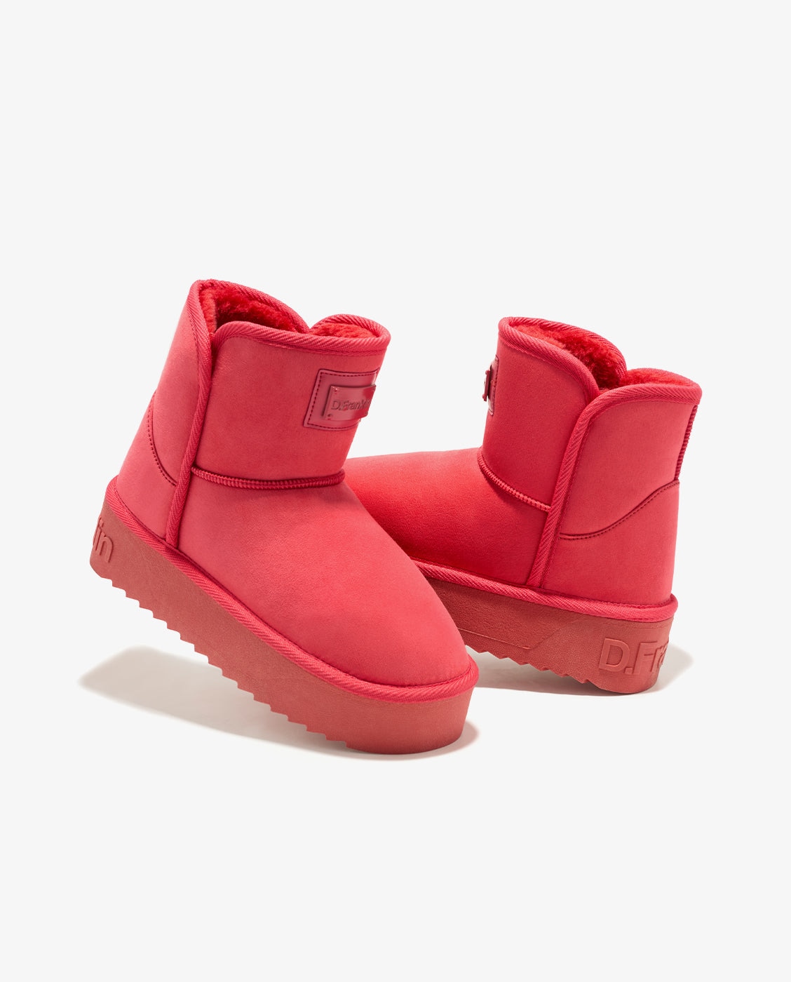 Botas básicas de mujer de corte bajo estilo australianas con tejido repelente nordic v2 low - D.Franklin - Rosa Rosa-2
