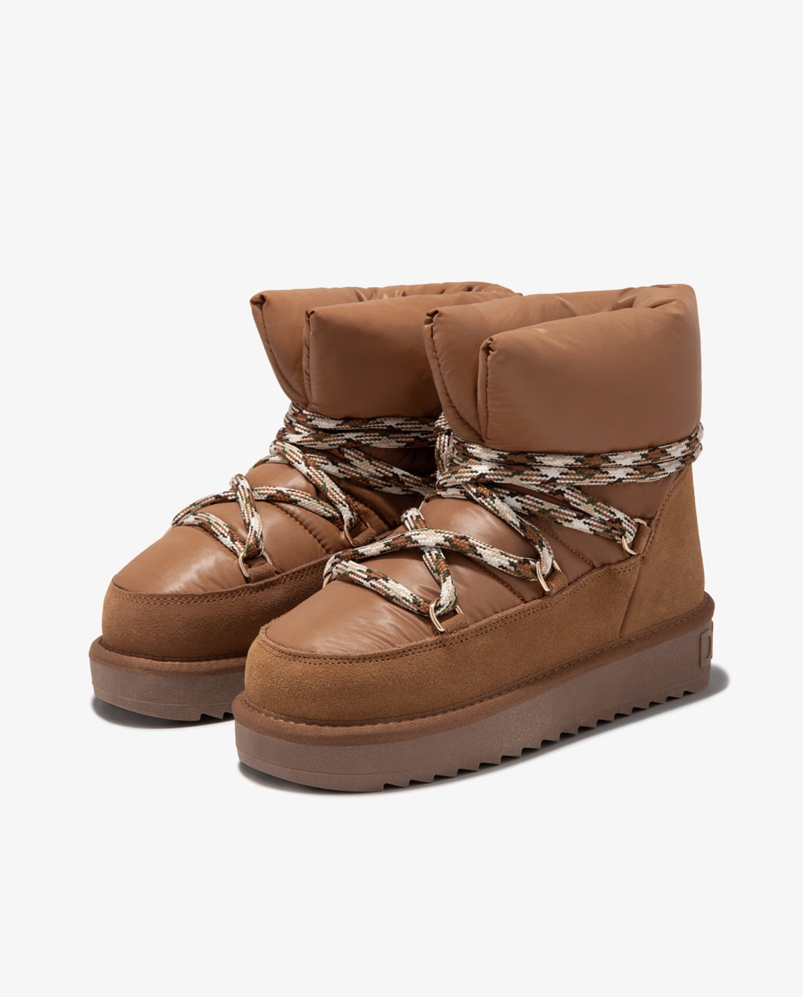 Botas de mujer estilo australianas acabado acolchado Nordic nova low bomb - D.Franklin - Marrón Marrón-2