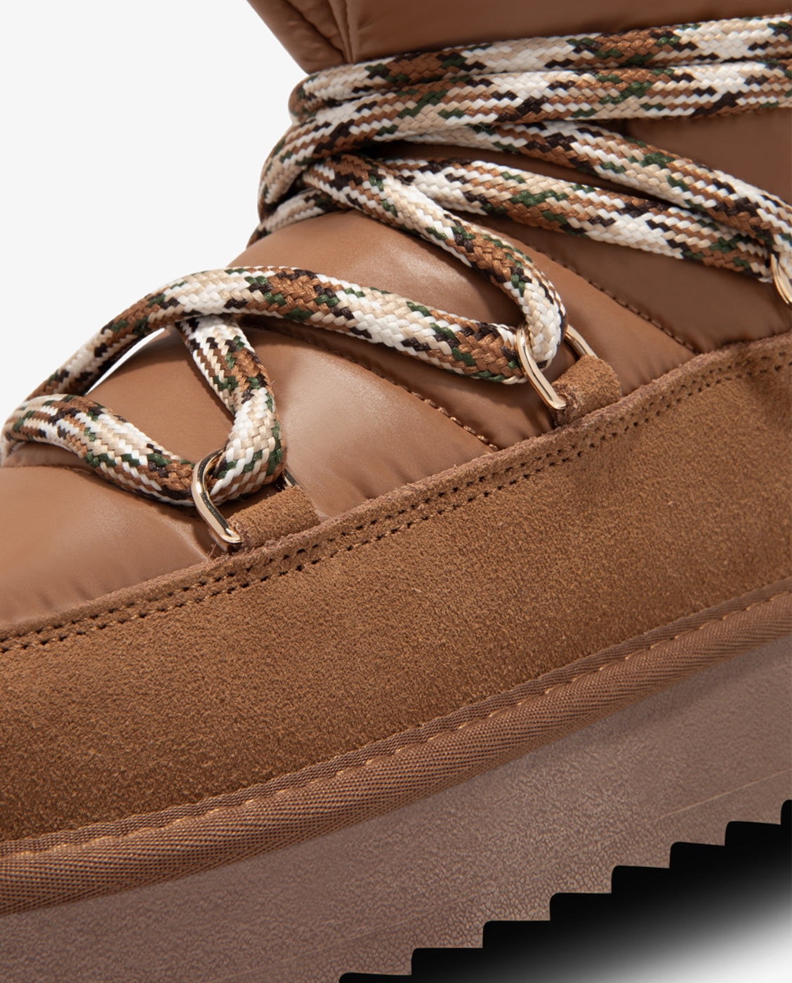 Botas de mujer estilo australianas acabado acolchado Nordic nova low bomb - D.Franklin - Marrón Marrón-4