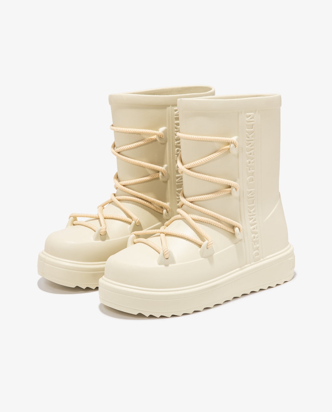 Botas de agua de mujer material impermeable Nevis - D.Franklin - Beige Beige-2