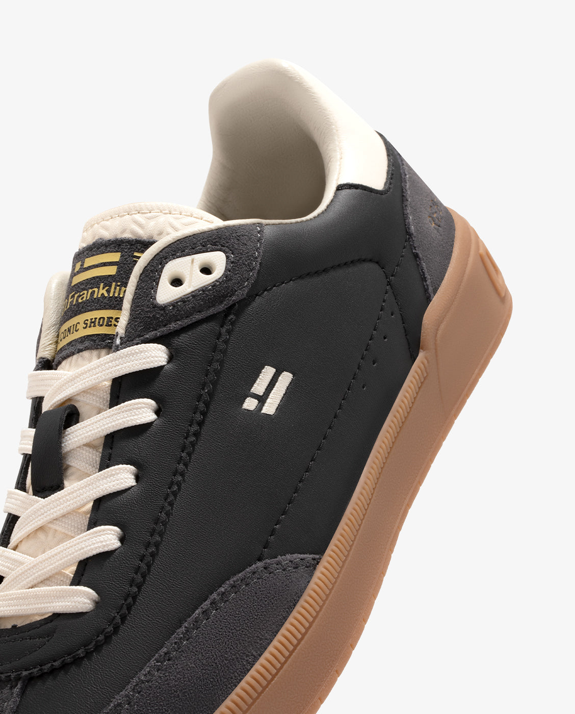 Zapatillas bajas unisex estilo urbano rebel - D.Franklin - Negro Negro-3
