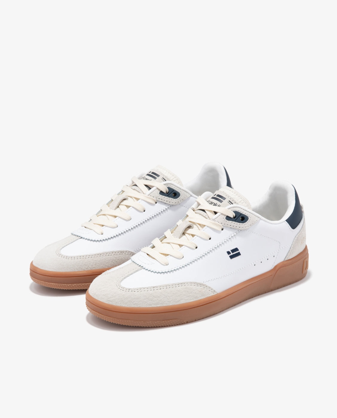 Zapatillas bajas unisex estilo urbano rebel - D.Franklin - Blanco Blanco-3