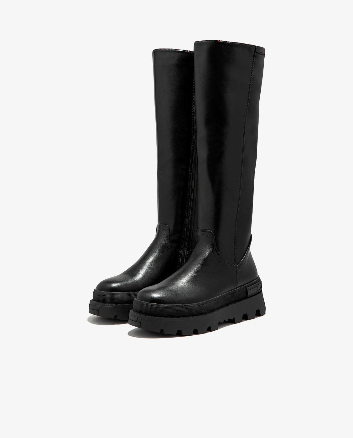 Botas de mujer corte alto All track high - D.Franklin - Negro Negro-3