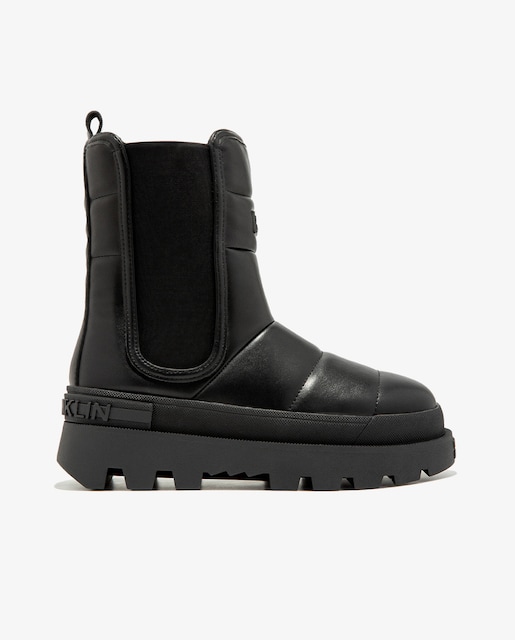 Imagen 0 de Botas de mujer de corte bajo acabado acolchado con suela estilo track