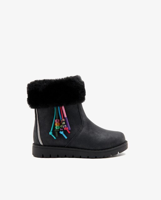 Imagen 0 de Botas niña cuello pelo detalle cuentas