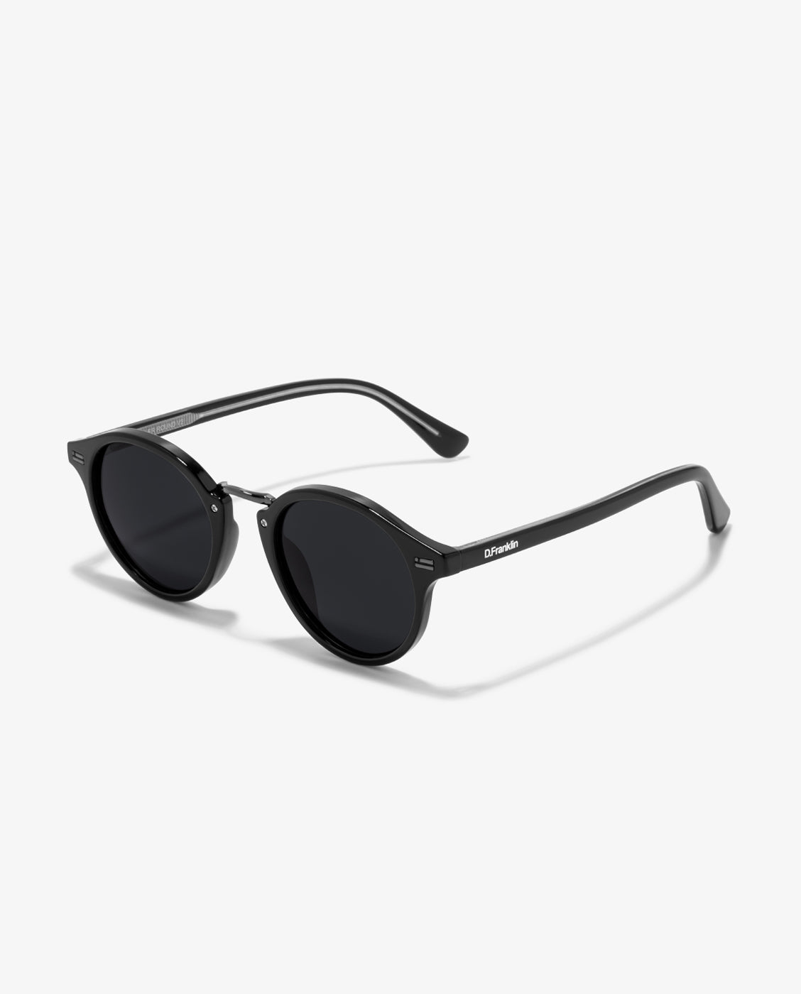 Gafas de sol unisex con forma redonda roller round v2 - D.Franklin - Negro Negro-3