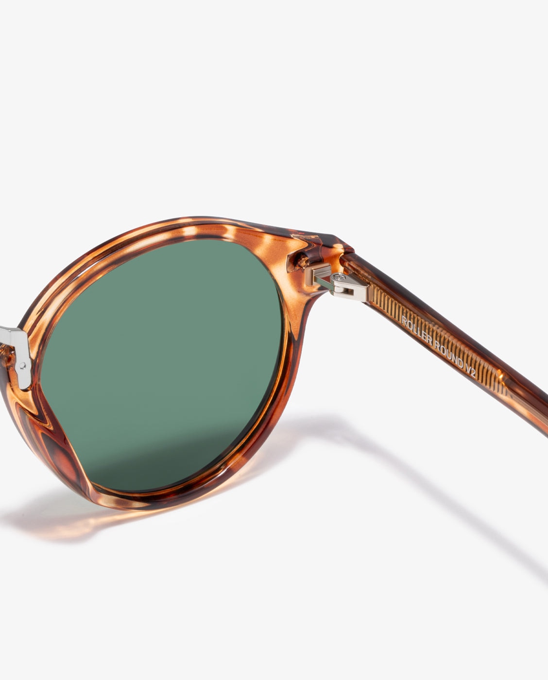 Gafas de sol unisex con forma redonda roller round v2 - D.Franklin - Marrón claro Marrón claro-4