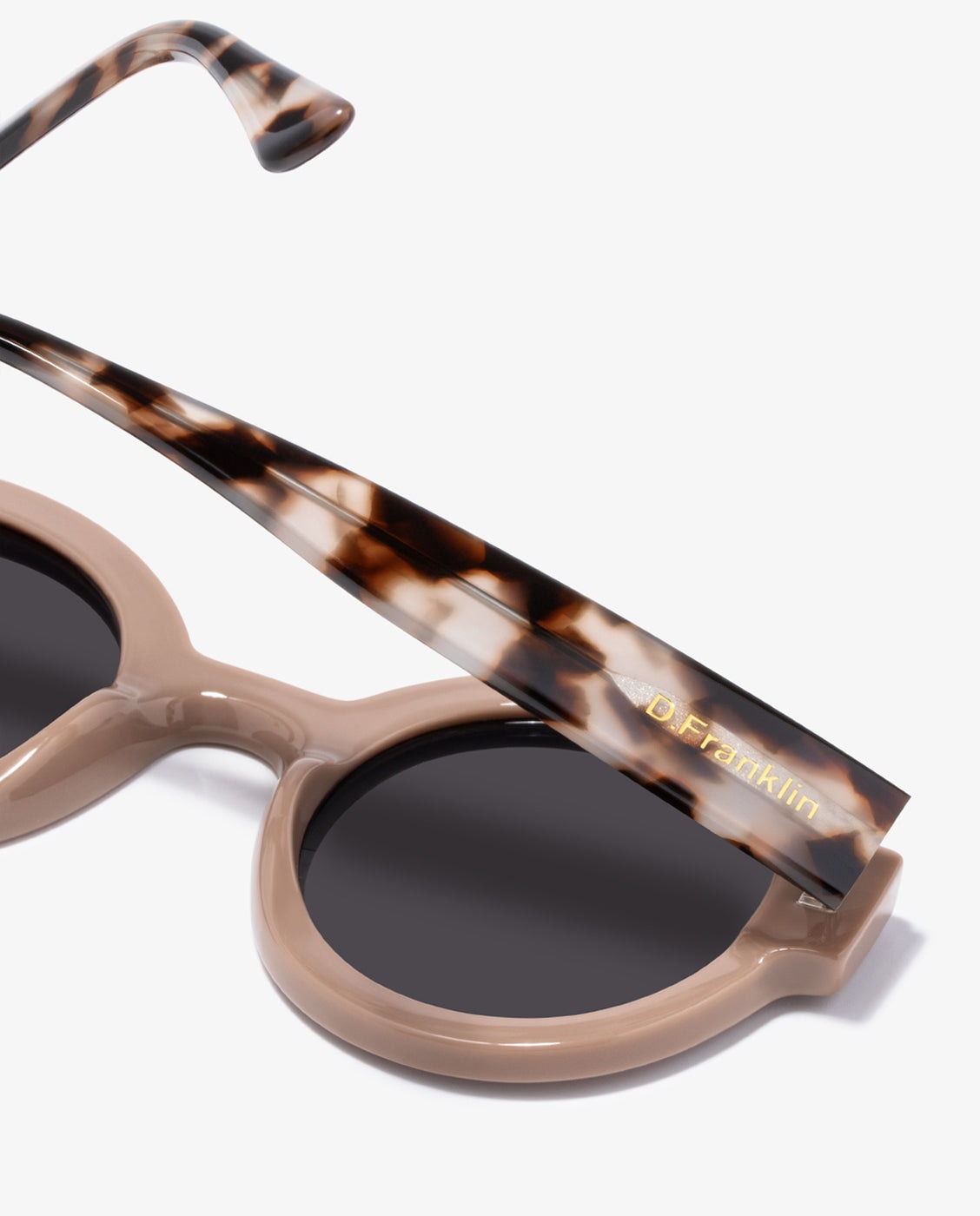Imagen 4 de Gafas de sol unisex con forma redonda 913 - D.Franklin - Marrón Marrón