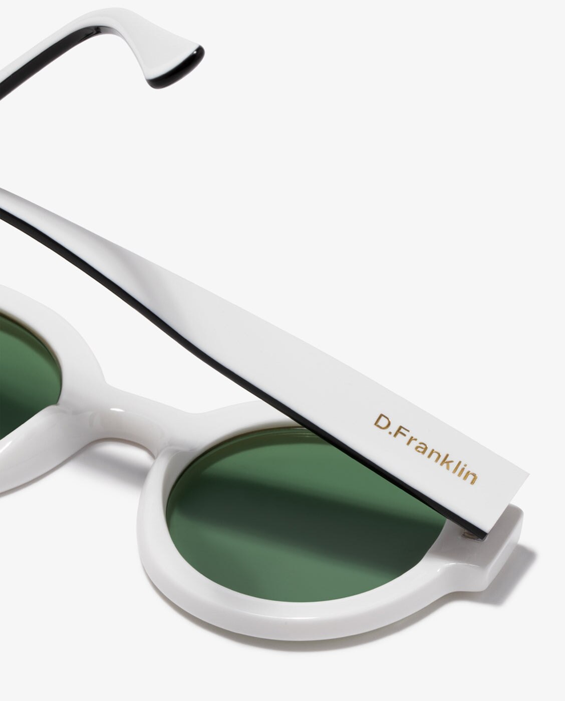 Imagen 4 de Gafas de sol unisex con forma redonda 913 - D.Franklin - Marrón oscuro Verde
