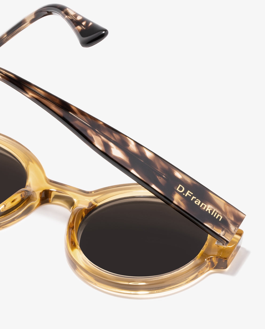 Imagen 4 de Gafas de sol unisex con forma redonda 913 - D.Franklin - Ámbar Ámbar