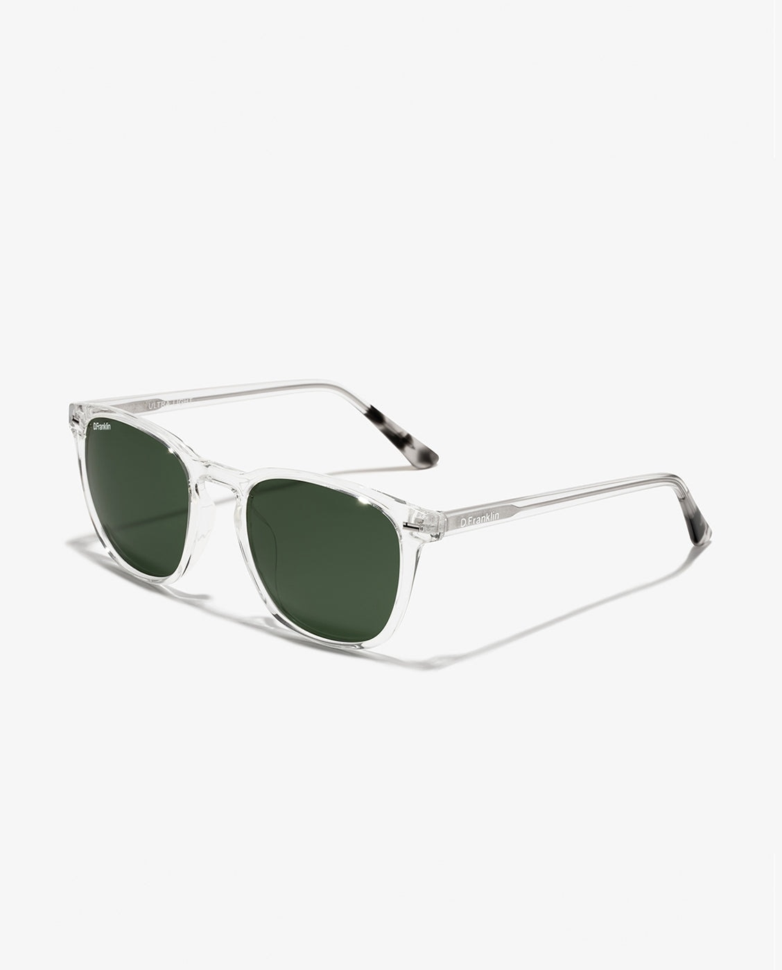 Gafas de sol unisex con forma cuadrada ultra light sq high - D.Franklin - Blanco Blanco-3