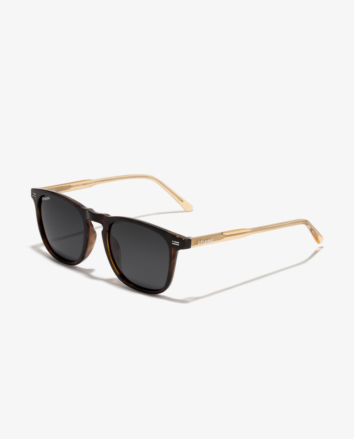 Gafas de sol unisex con forma cuadrada ultra light sq med - D.Franklin - Oro Oro-3