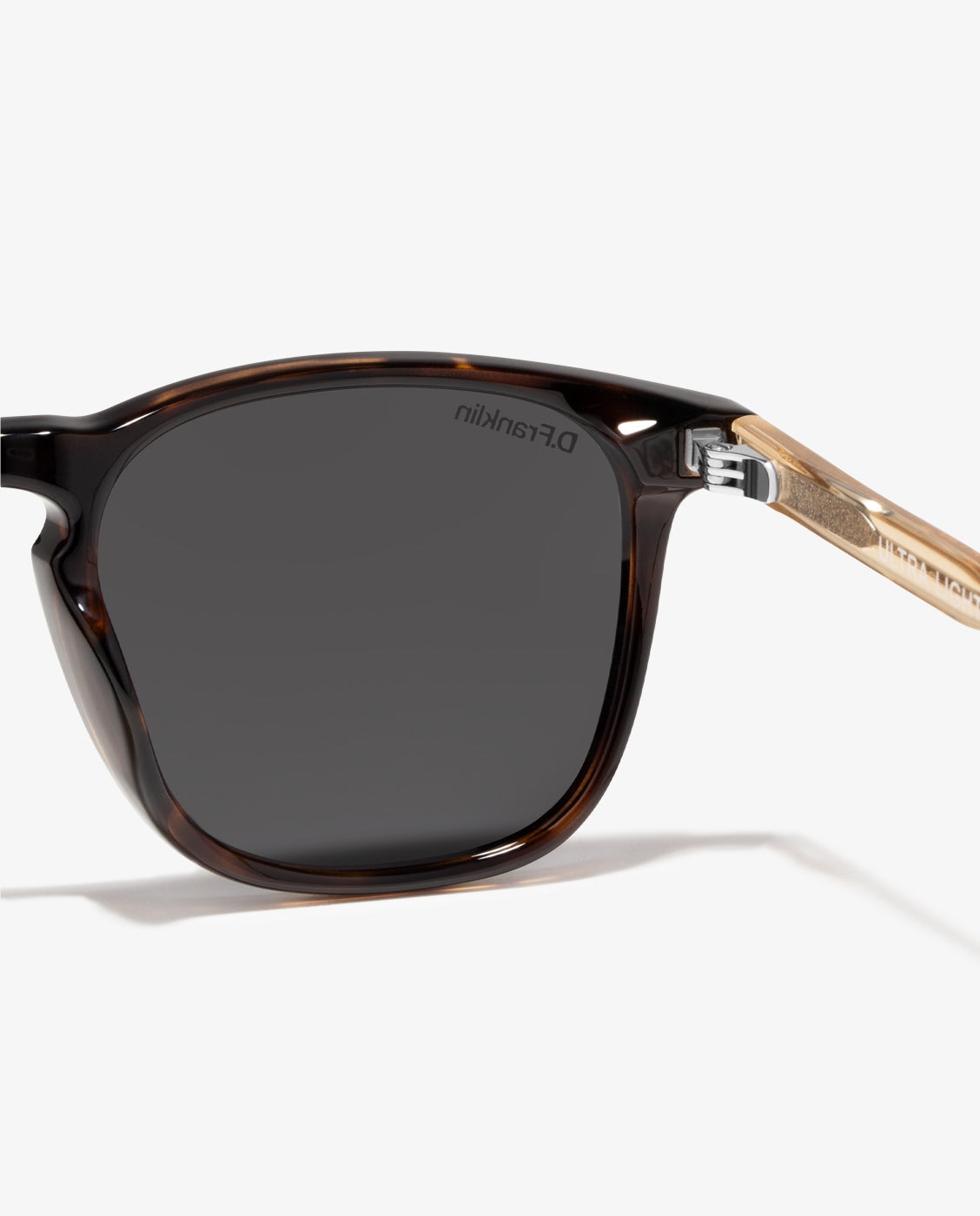 Gafas de sol unisex con forma cuadrada ultra light sq med - D.Franklin - Oro Oro-4