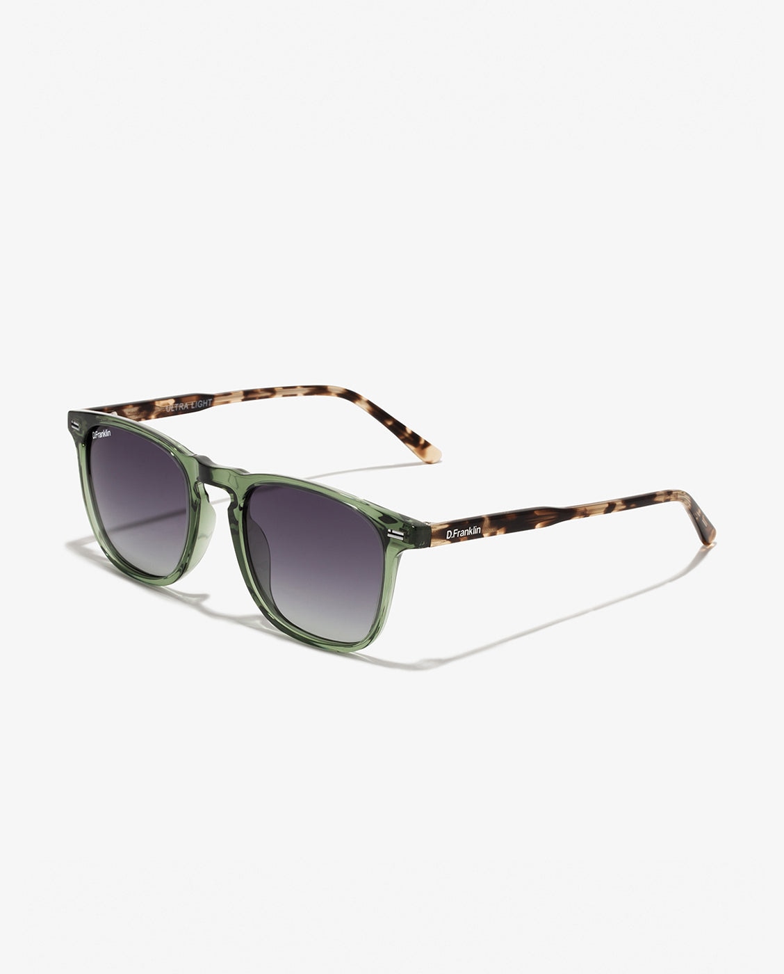 Gafas de sol unisex con forma cuadrada ultra light sq med - D.Franklin - Verde Verde-3