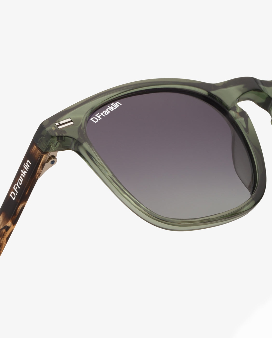 Gafas de sol unisex con forma cuadrada ultra light sq med - D.Franklin - Verde Verde-2