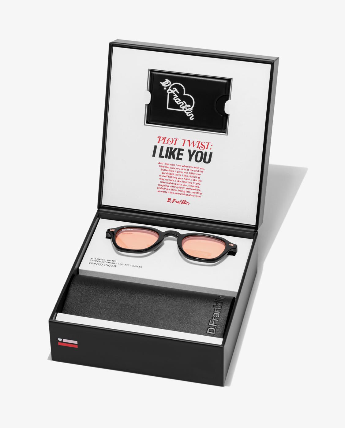 Imagen 7 de Gafas de sol unisex con forma geométrica ultra - D.Franklin - Rojo Rojo